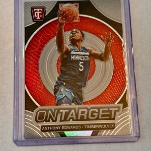 2024-2025 Anthony Edwards 10/75 basketball card Totally Certified Panini